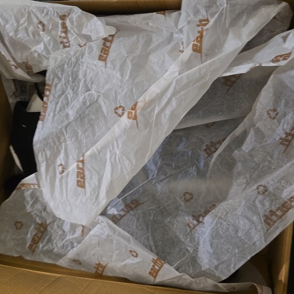 EARTHBRAND DAYLILY SANDALS BLACK BRASILIA WOMENS 10 TIE LACE FRONT - Picture 4 of 4